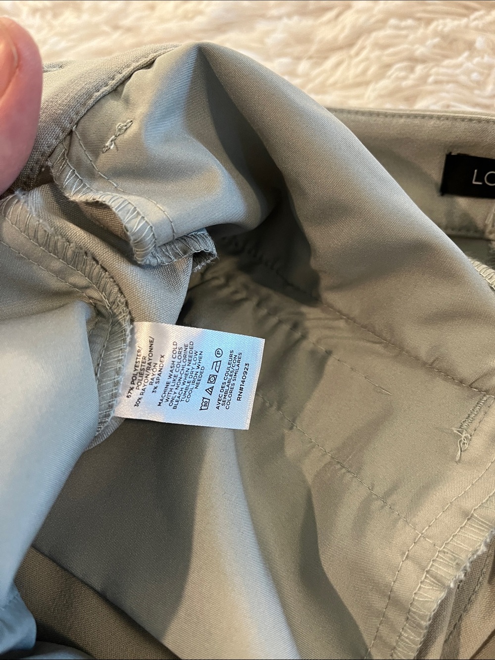 Loft  Versa Seasonless Pleated Tapered Pants 12 NWT - Picture 10 of 10